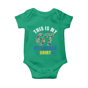 Funny 67 Hanukkah Baby Onesie This Is My 67 Pajamakah Gift TS11 Irish Green Print Your Wear