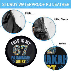 Funny 67 Hanukkah Spare Tire Cover This Is My 67 Pajamakah Gift TS11 Print Your Wear