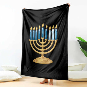 Funny 67 Hanukkah Throw Blanket Chanukah Menorah Sixth Seventh Night TS11 Print Your Wear