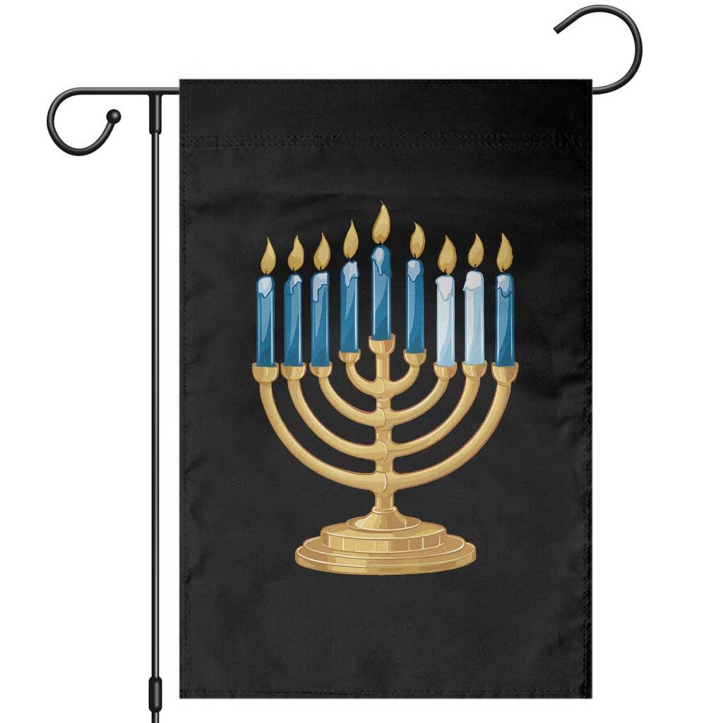 Funny 67 Hanukkah Garden Flag Chanukah Menorah Sixth Seventh Night TS11 Black Print Your Wear