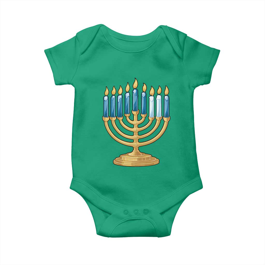 Funny 67 Hanukkah Baby Onesie Chanukah Menorah Sixth Seventh Night TS11 Irish Green Print Your Wear