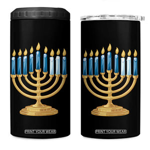 Funny 67 Hanukkah 4 in 1 Can Cooler Tumbler Chanukah Menorah Sixth Seventh Night TS11 One Size: 16 oz Black Print Your Wear