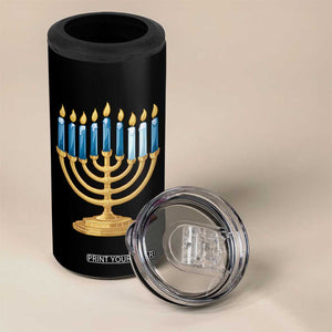 Funny 67 Hanukkah 4 in 1 Can Cooler Tumbler Chanukah Menorah Sixth Seventh Night TS11 Print Your Wear