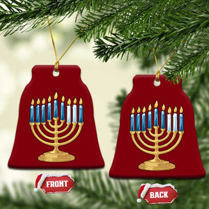 Funny 67 Hanukkah Ceramic Ornament Chanukah Menorah Sixth Seventh Night TS11 Print Your Wear