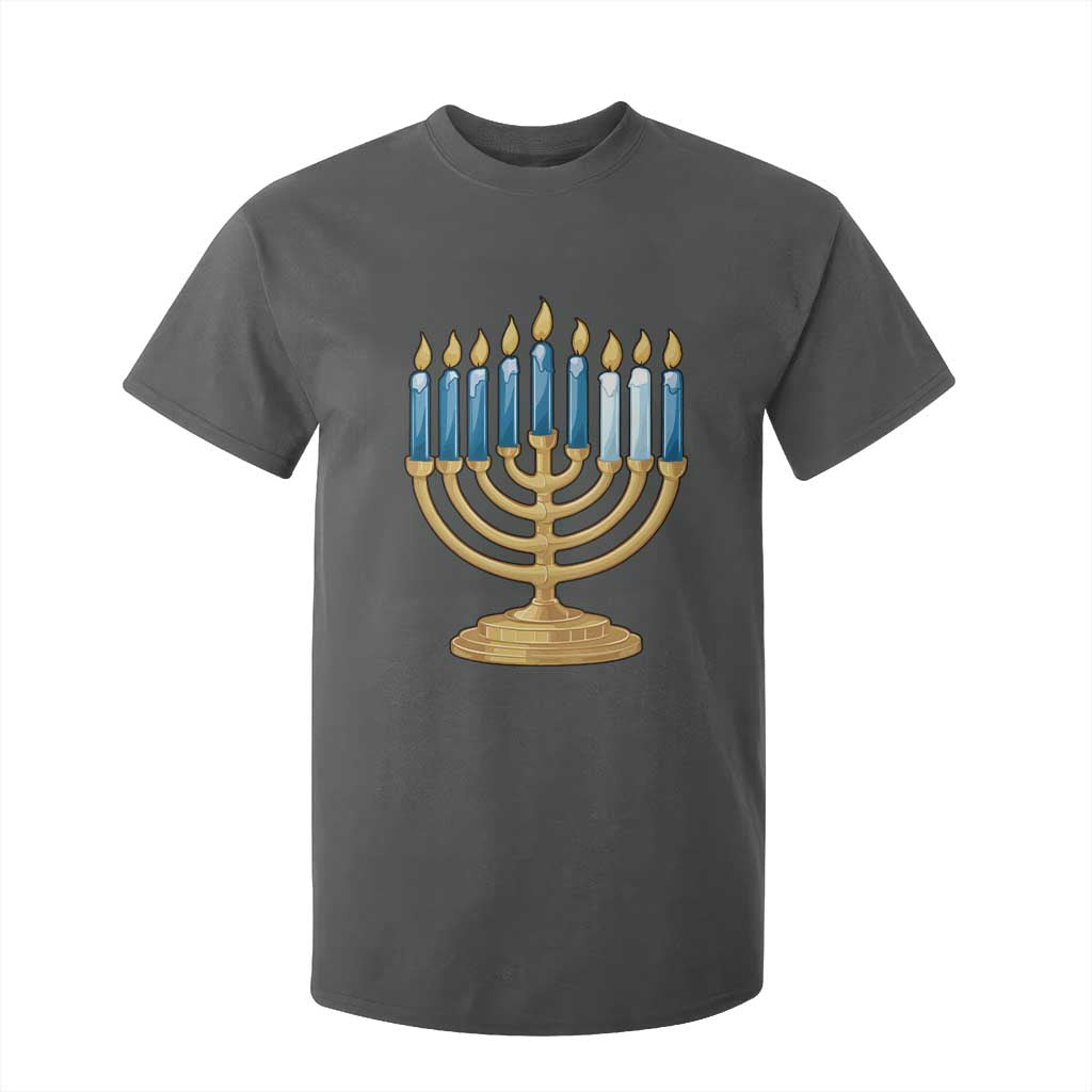 Funny 67 Hanukkah T Shirt For Kid Chanukah Menorah Sixth Seventh Night TS11 Dark Heather Print Your Wear