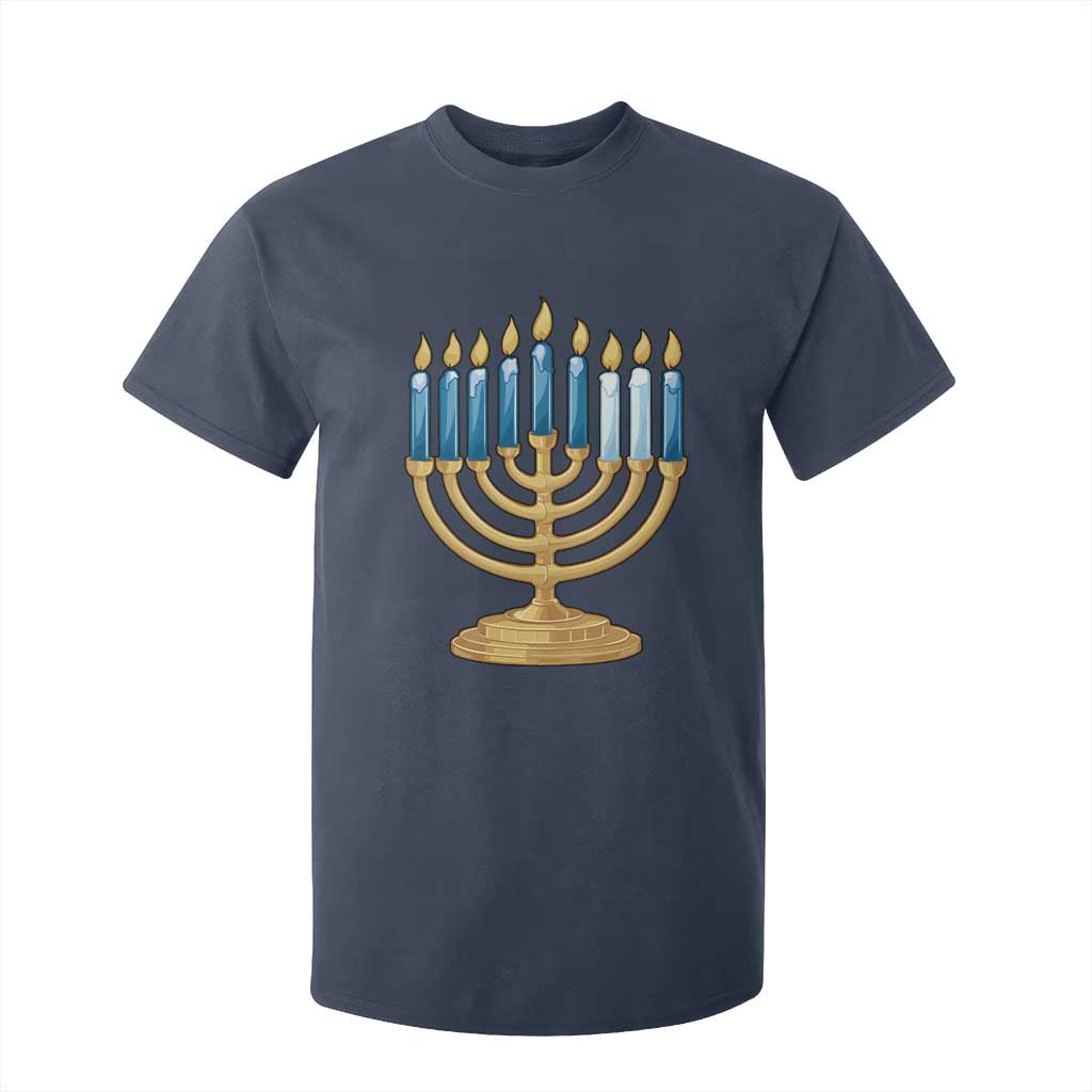 Funny 67 Hanukkah T Shirt For Kid Chanukah Menorah Sixth Seventh Night TS11 Navy Print Your Wear