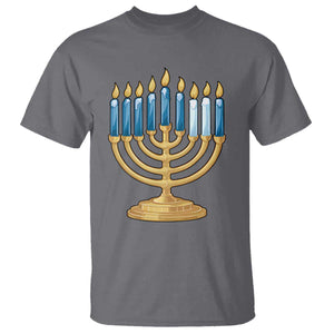 Funny 67 Hanukkah T Shirt Chanukah Menorah Sixth Seventh Night TS11 Charcoal Print Your Wear