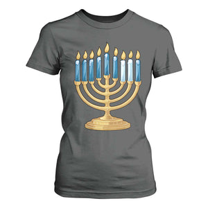 Funny 67 Hanukkah T Shirt For Women Chanukah Menorah Sixth Seventh Night TS11 Dark Heather Print Your Wear