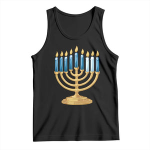 Funny 67 Hanukkah Tank Top Chanukah Menorah Sixth Seventh Night - Print Your Wear