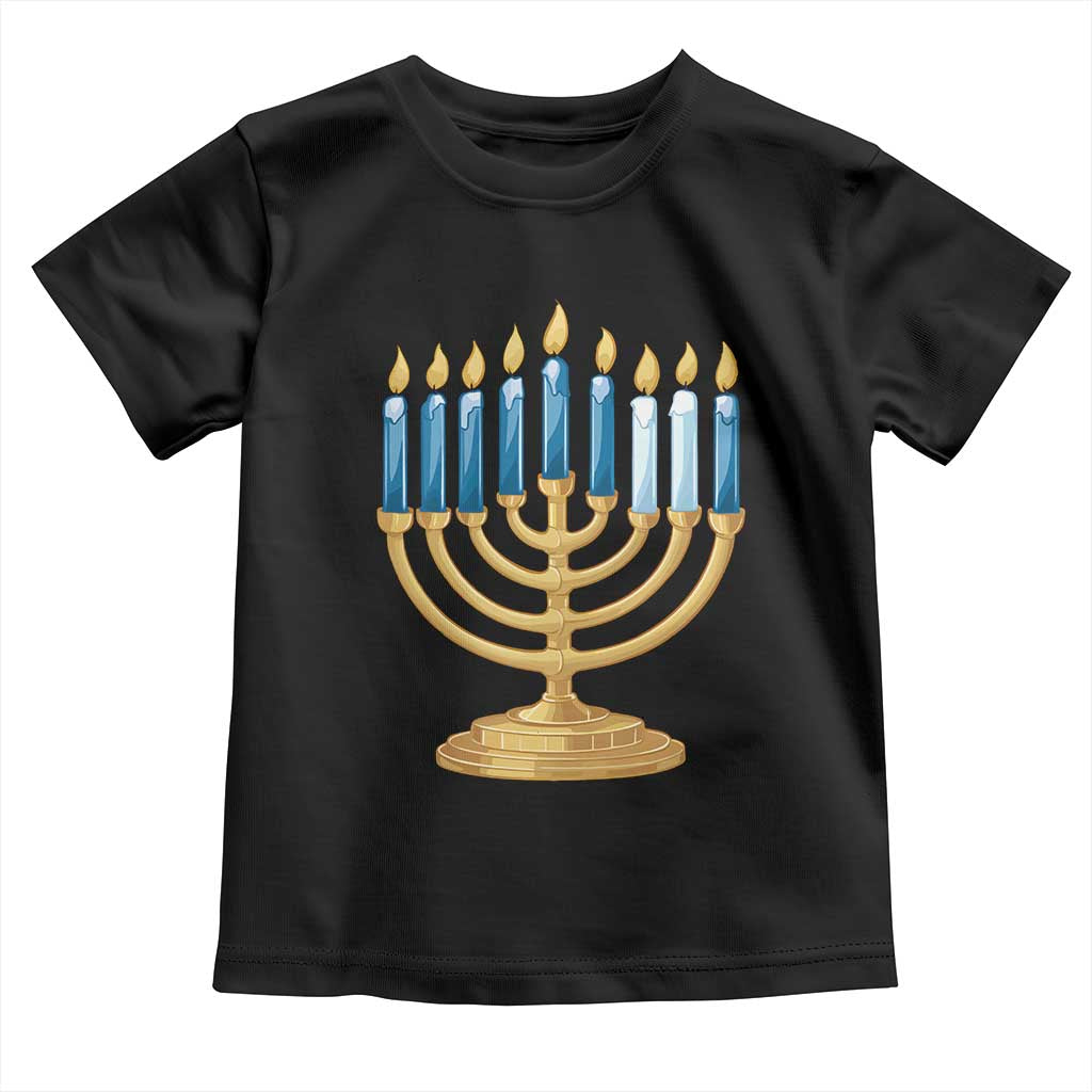 Funny 67 Hanukkah Toddler T Shirt Chanukah Menorah Sixth Seventh Night TS11 Black Print Your Wear