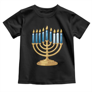 Funny 67 Hanukkah Toddler T Shirt Chanukah Menorah Sixth Seventh Night TS11 Black Print Your Wear