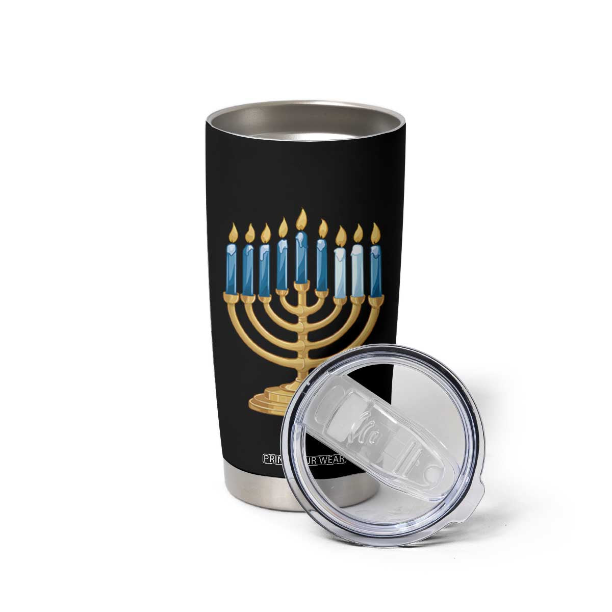 Funny 67 Hanukkah Tumbler Cup Chanukah Menorah Sixth Seventh Night TS11 Print Your Wear