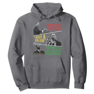 Martin Luther King MLK Quotes Black History Leaders Hoodie TS11 Charcoal Print Your Wear