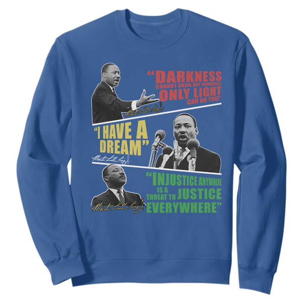 Black History Month Sweatshirt Listen Learn Love 365 Days A Year MLK Martin Luther King TS02 main image 1