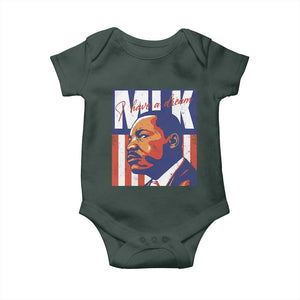 MLK Day I Have A Dream Baby Onesie Martin Luther King Vintage American Flag Black History Month TS11 Print Your Wear
