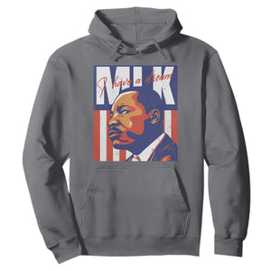 MLK Day I Have A Dream Hoodie Martin Luther King Vintage American Flag Black History Month TS11 Charcoal Print Your Wear