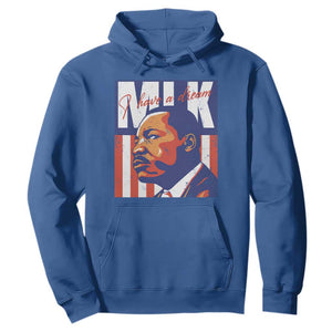 MLK Day I Have A Dream Hoodie Martin Luther King Vintage American Flag Black History Month TS11 Royal Blue Print Your Wear