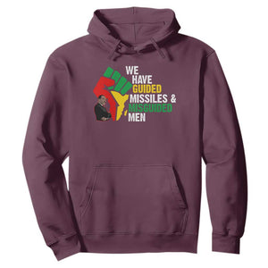 MLK Quotes We Have Guided Missiles And Misguided Men Hoodie Dr Martin Luther King Jr TS11 Maroon Print Your Wear