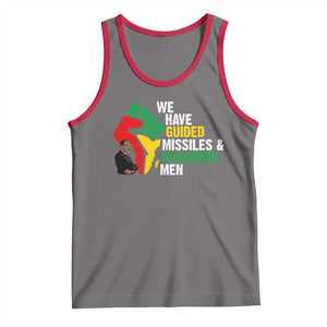 MLK Quotes We Have Guided Missiles And Misguided Men Tank Top Dr Martin Luther King Jr TS11 Deep Heather Red Print Your Wear