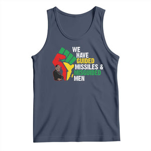 MLK Quotes We Have Guided Missiles And Misguided Men Tank Top Dr Martin Luther King Jr TS11 Navy Print Your Wear