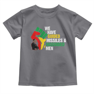 MLK Quotes We Have Guided Missiles And Misguided Men Toddler T Shirt Dr Martin Luther King Jr TS11 Charcoal Print Your Wear