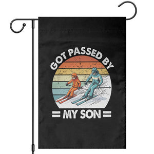 Funny Ski Dad Garden Flag Got Passed By My Son Retro Vintage TS11 Black Print Your Wear