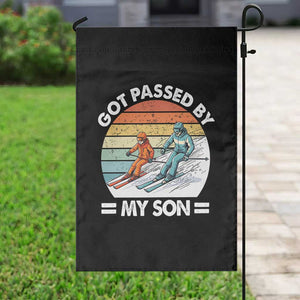 Funny Ski Dad Garden Flag Got Passed By My Son Retro Vintage TS11 Print Your Wear