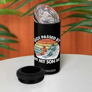 Funny Ski Dad 4 in 1 Can Cooler Tumbler Got Passed By My Son Retro Vintage TS11 Print Your Wear