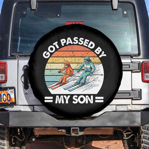 Funny Ski Dad Spare Tire Cover Got Passed By My Son Retro Vintage TS11 No hole Black Print Your Wear
