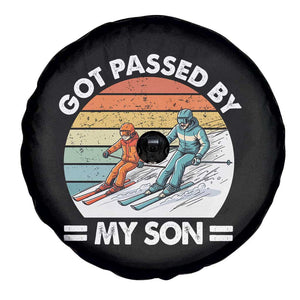 Funny Ski Dad Spare Tire Cover Got Passed By My Son Retro Vintage TS11 Print Your Wear