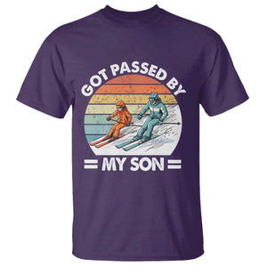 Funny Ski Dad T Shirt Got Passed By My Son Retro Vintage TS11 Purple Print Your Wear