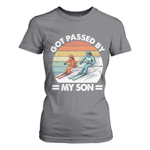 Funny Ski Dad T Shirt For Women Got Passed By My Son Retro Vintage TS11 Charcoal Print Your Wear