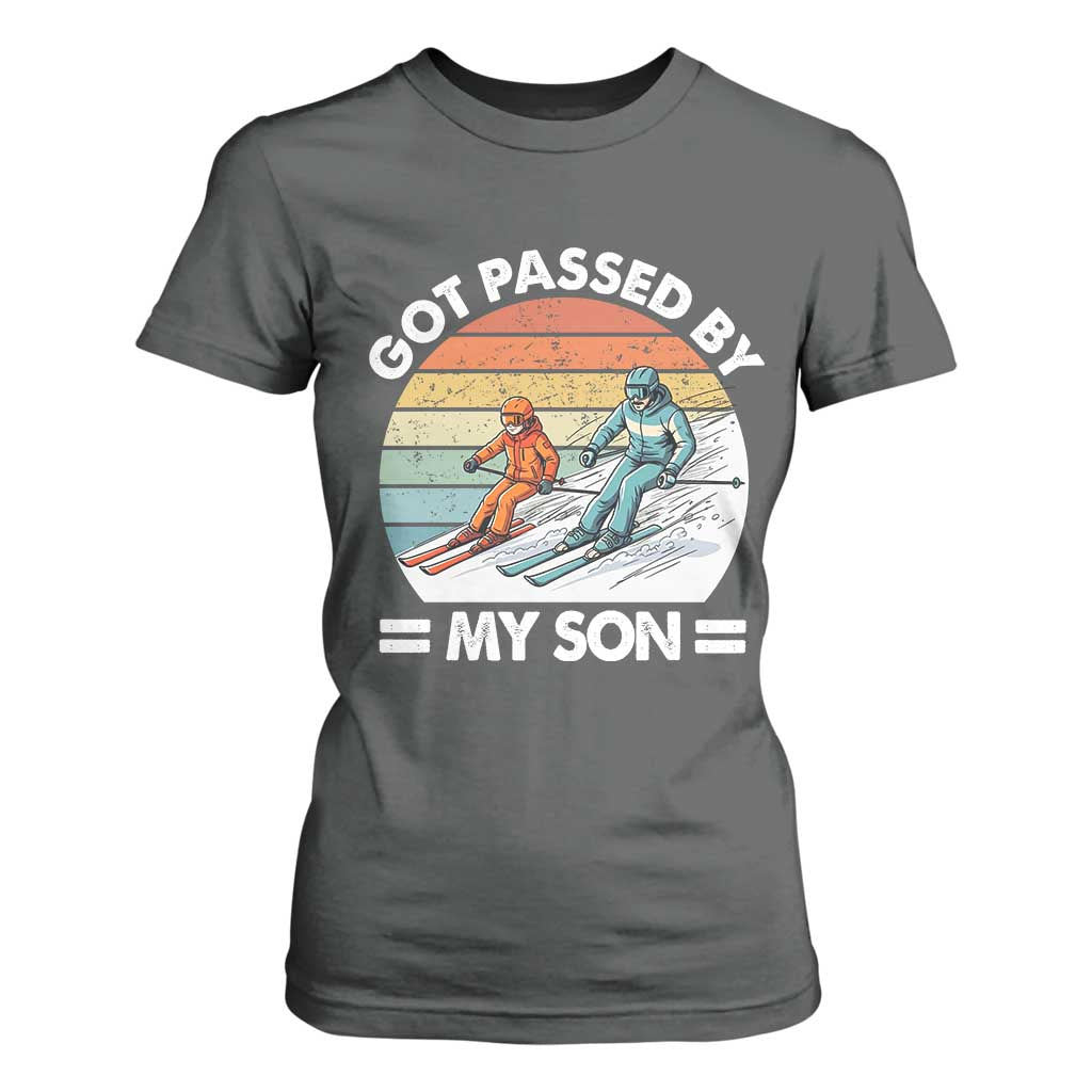 Funny Ski Dad T Shirt For Women Got Passed By My Son Retro Vintage TS11 Dark Heather Print Your Wear