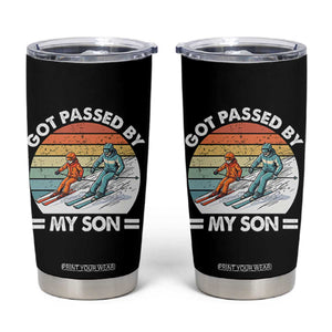 Funny Ski Dad Tumbler Cup Got Passed By My Son Retro Vintage TS11 Black Print Your Wear