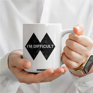 Funny I Am Difficult Double Black Diamond Ski Snowboard Coffee Mug TS11 Print Your Wear