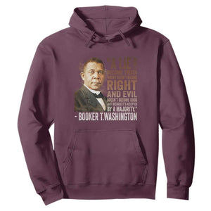 Booker Taliaferro Washington Hoodie A Lie Doesn't Become Truth Black History Month TS11 Maroon Print Your Wear