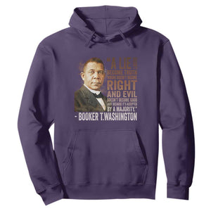 Booker Taliaferro Washington Hoodie A Lie Doesn't Become Truth Black History Month TS11 Purple Print Your Wear