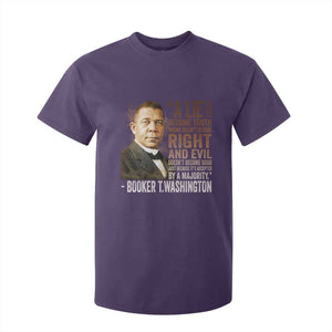 Booker Taliaferro Washington T Shirt For Kid A Lie Doesn't Become Truth Black History Month TS11 Purple Print Your Wear