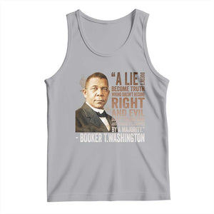 Booker Taliaferro Washington Tank Top A Lie Doesn't Become Truth Black History Month TS11 Athletic Heather Print Your Wear