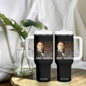 Booker Taliaferro Washington Tumbler With Handle A Lie Doesn't Become Truth Black History Month TS11 Print Your Wear