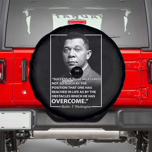 Booker Taliaferro Washington Spare Tire Cover Success Is To Be Measured Not So Much By The Position That One Has Reached TS11 Black Print Your Wear