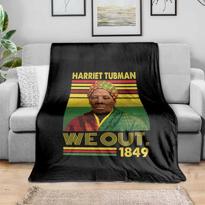 Harriet Tubman Throw Blanket We Out 1849 African American History TS11 Print Your Wear