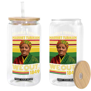 Harriet Tubman Glass Can We Out 1849 African American History TS11 Print Your Wear