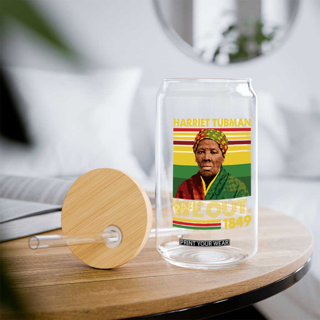 Harriet Tubman Glass Can We Out 1849 African American History TS11 Print Your Wear
