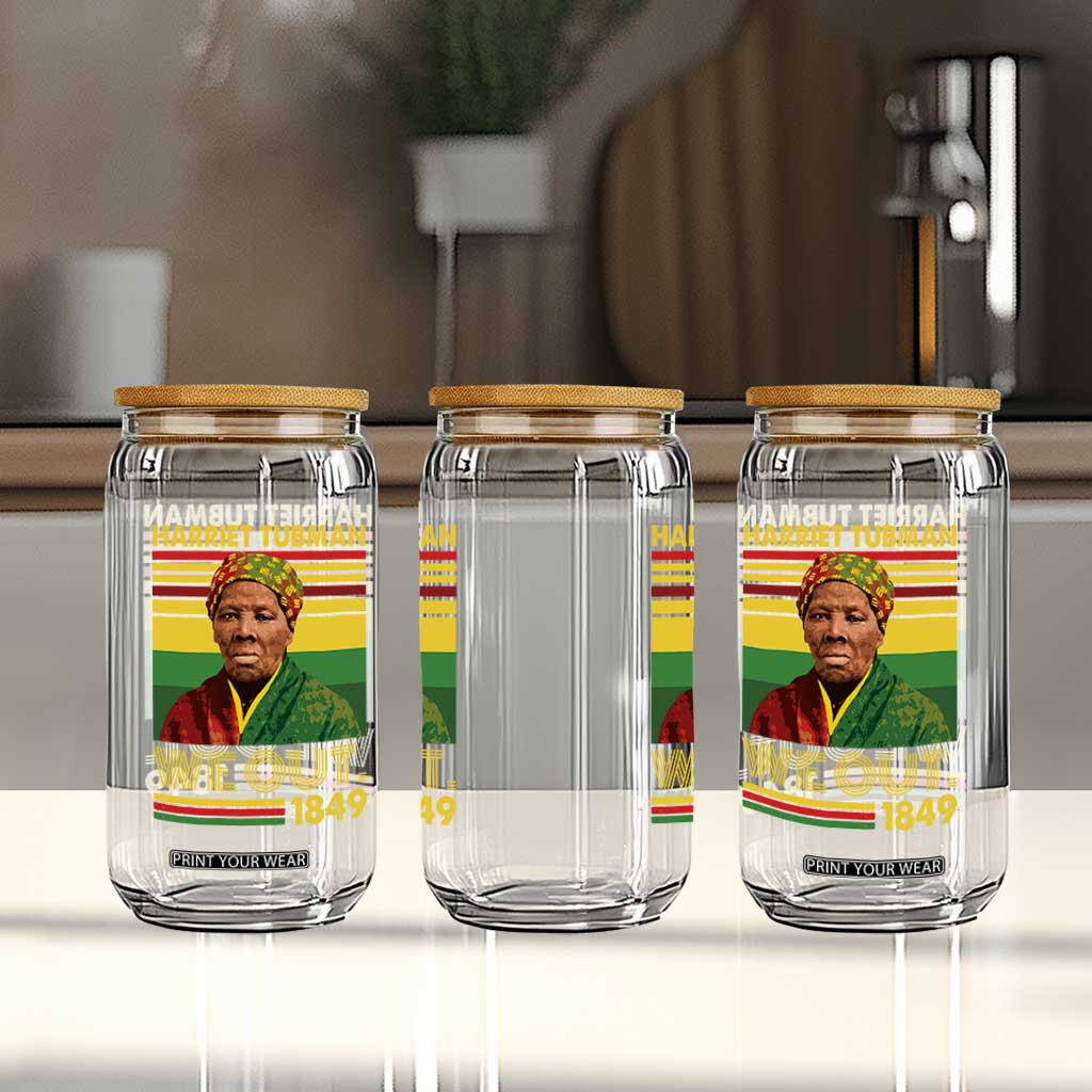 Harriet Tubman Glass Can We Out 1849 African American History TS11 Print Your Wear