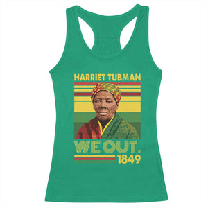 Harriet Tubman Racerback Tank Top We Out 1849 African American History TS11 Irish Green Print Your Wear