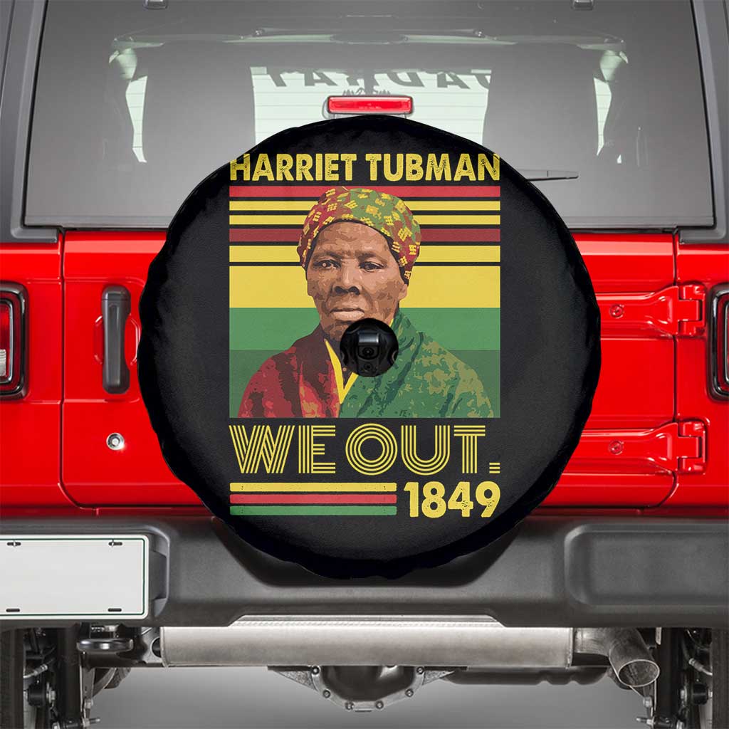 Harriet Tubman Spare Tire Cover We Out 1849 African American History TS11 Black Print Your Wear
