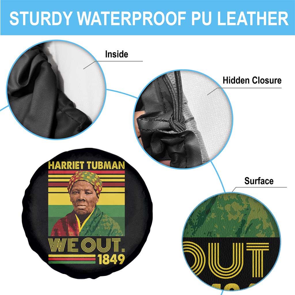Harriet Tubman Spare Tire Cover We Out 1849 African American History TS11 Print Your Wear