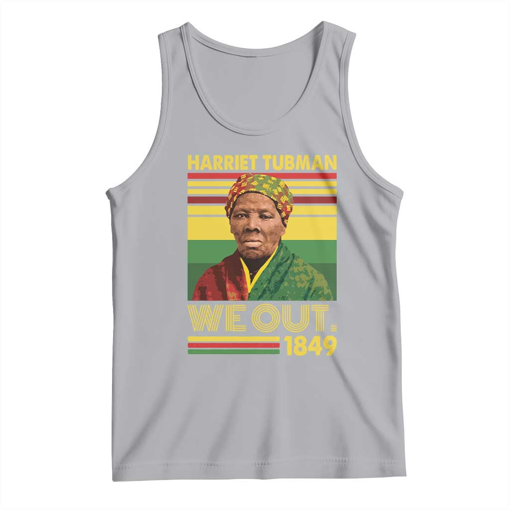 Harriet Tubman Tank Top We Out 1849 African American History TS11 Athletic Heather Print Your Wear