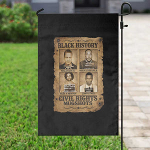 Black History Civil Rights Mugshots Garden Flag Malcolm X MLK John Lewis Huey P Newton TS11 Print Your Wear